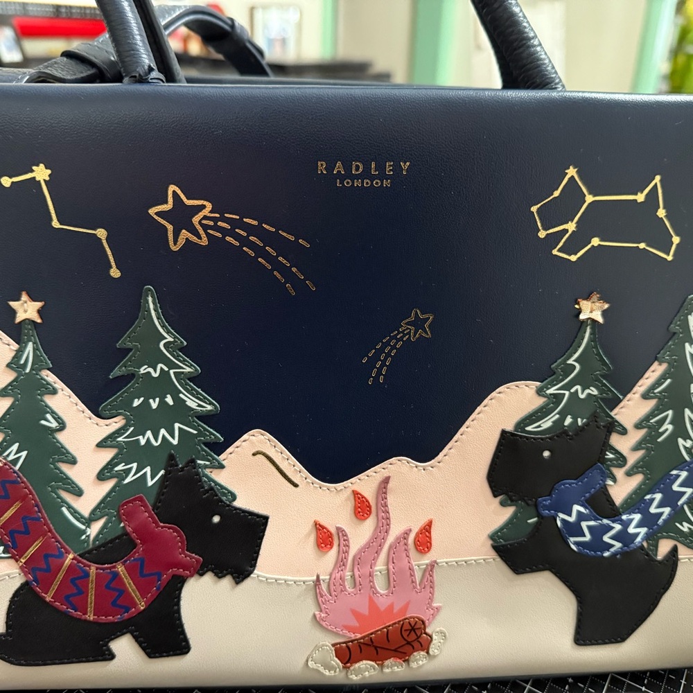 Radley London Star Gazing Scotty Dog Handbag